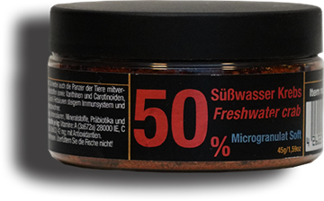 50% Freshwater Crab Micro Granulate Soft